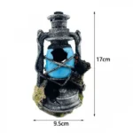 Ρεαλιστικό Διακοσμητικό Λάμπα Θυέλλης για Ενυδρεία 9,5x9,5x17 cm