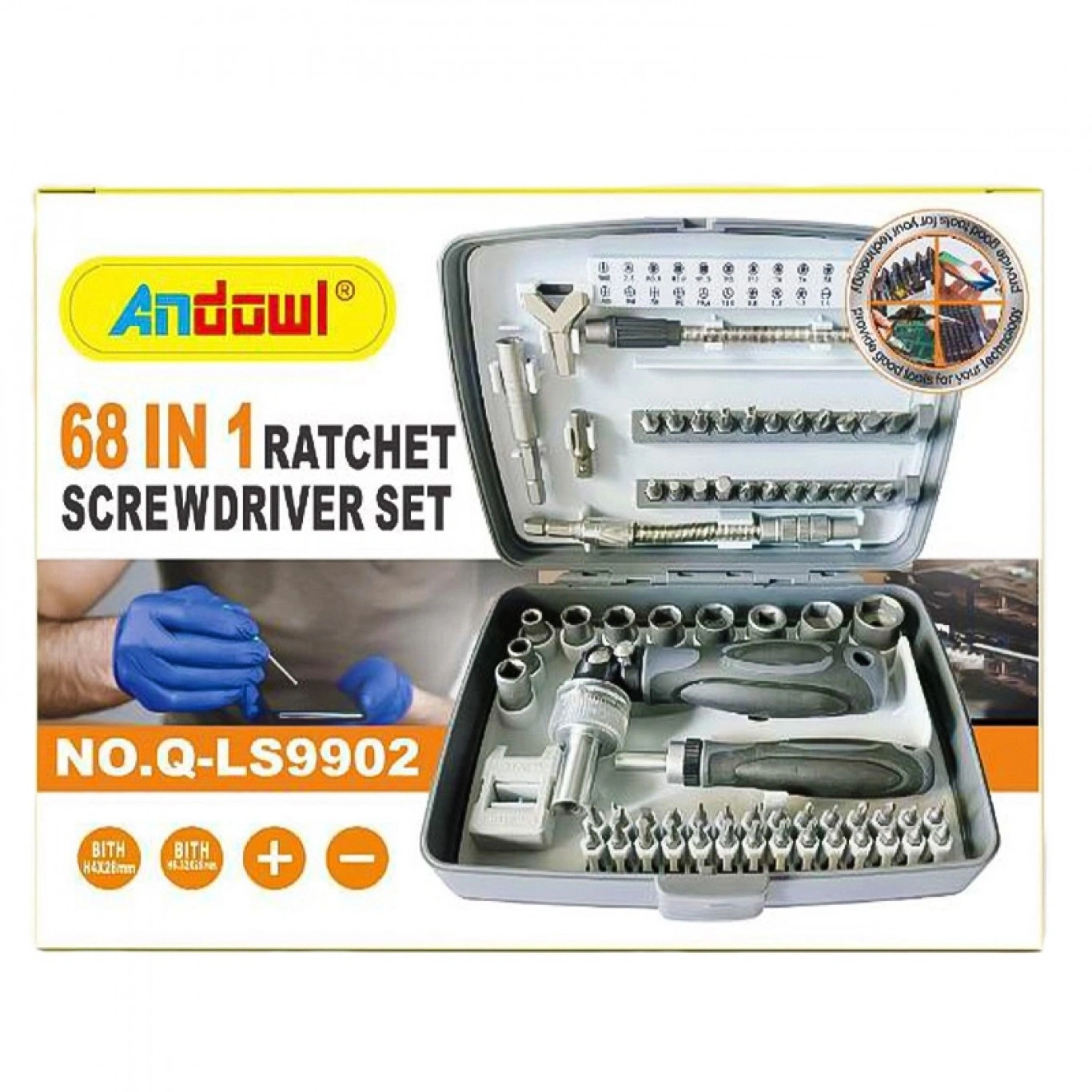 Σετ Βαλιτσάκι Κατσαβίδια με 139 Εναλλασσόμενες Μύτες Q-LS9808 Σετ Βαλιτσάκι Κατσαβίδια με 139 Εναλλασσόμενες Μύτες Q-LS9808