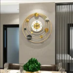 Υψηλής Ποιότητας Μεταλλικό Pολόι Tοίχου με Πλανήτες 60x60 cm