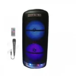 Φορητό Ηχείο Bluetooth Karaoke Party – Subwoofer με Μικρόφωνο, Τηλεχειρισμό & Διακοσμητικό Φωτισμό LED LT 2805 – Μαύρο