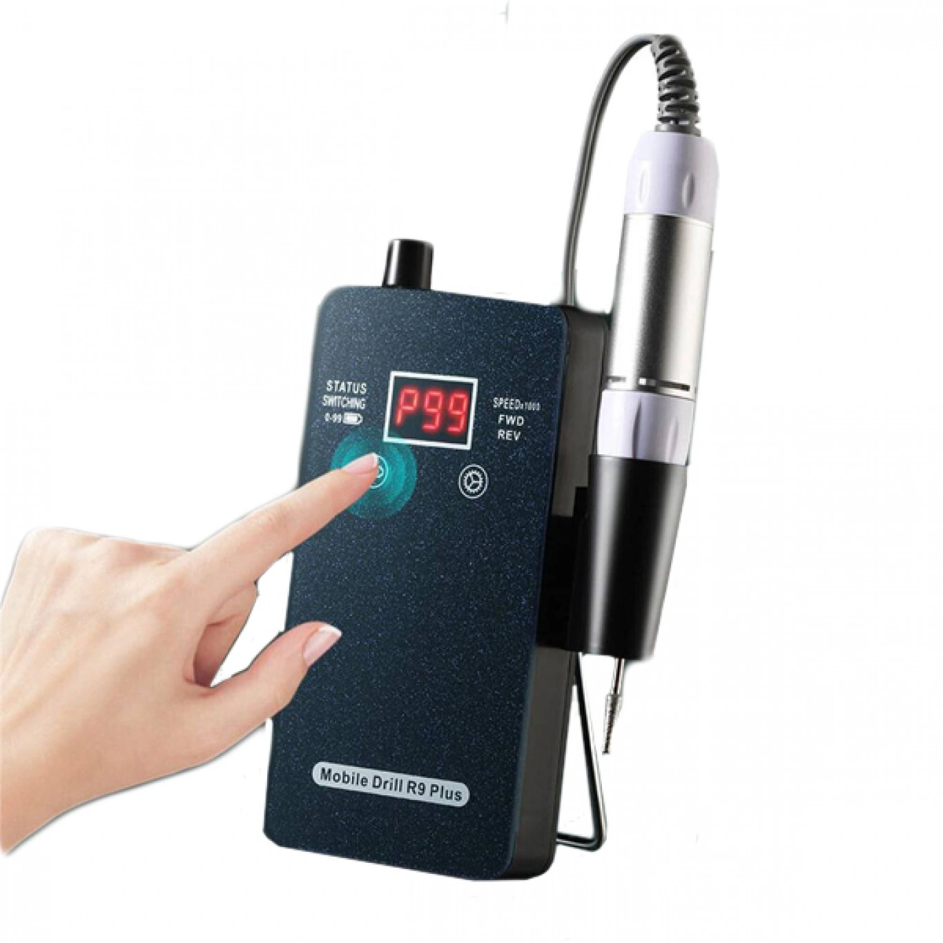 Φορητός Επαναφορτιζόμενος Τροχός Μανικιούρ Πεντικιούρ με Ψηφιακή Οθόνη και Πλήκτρα Αφής R9PLUS Φορητός Επαναφορτιζόμενος Τροχός Μανικιούρ Πεντικιούρ με Ψηφιακή Οθόνη και Πλήκτρα Αφής R9PLUS