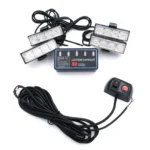 Αδιάβροχος Προβολέας με 60 Διπλά LED Ψυχρός & Κίτρινος Φωτισμός - Μπάρα Αυτοκινήτου με Λειτουργία Flashing - Strobe 180W 12V Εκτάκτου Ανάγκης SOS