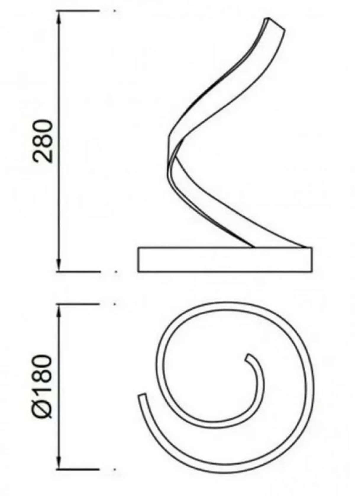 Εύκαμπτο Φωτιστικό Γραφείου σε Σχήμα Φιδιού Ψυχρό Λευκό 6500K D05-BF