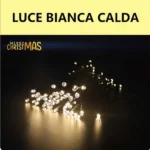 Χριστουγεννιάτικα Λαμπάκια με 100MICROLED Αδιάβροχο IP44, Θερμό Λευκό και 8 Προγράμματα Arrango AN57497