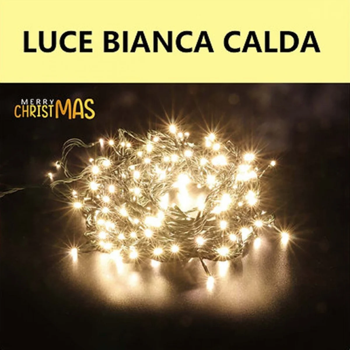 Χριστουγεννιάτικα Λαμπάκια με 100 led , Θερμό Λευκό και 8 Προγράμματα AN57230