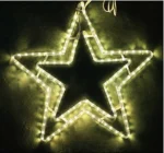 Χριστουγεννιάτικο Αστέρι Φωτοσωλήνας Με 67 Led,Αδιάβροχο IP44, Θερμό Λευκό και 8 Προγράμματα Arrango AN77290