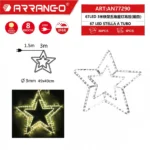 Χριστουγεννιάτικο Αστέρι Φωτοσωλήνας Με 67 Led,Αδιάβροχο IP44, Θερμό Λευκό και 8 Προγράμματα Arrango AN77290