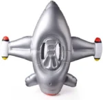 Βρεφικό - Παιδικό Φουσκωτό σε Σχήμα Αεροπλάνου Jet με Τιμόνι - Inflatable Aircraft Yacht 110x100cm