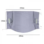 Προστατευτικό Κάλυμμα Παρμπρίζ Ηλιοπροστασία & Χιονιού Αντιπαγωτικό με Αντανακλαστικές Ταινίες - 234x158εκ