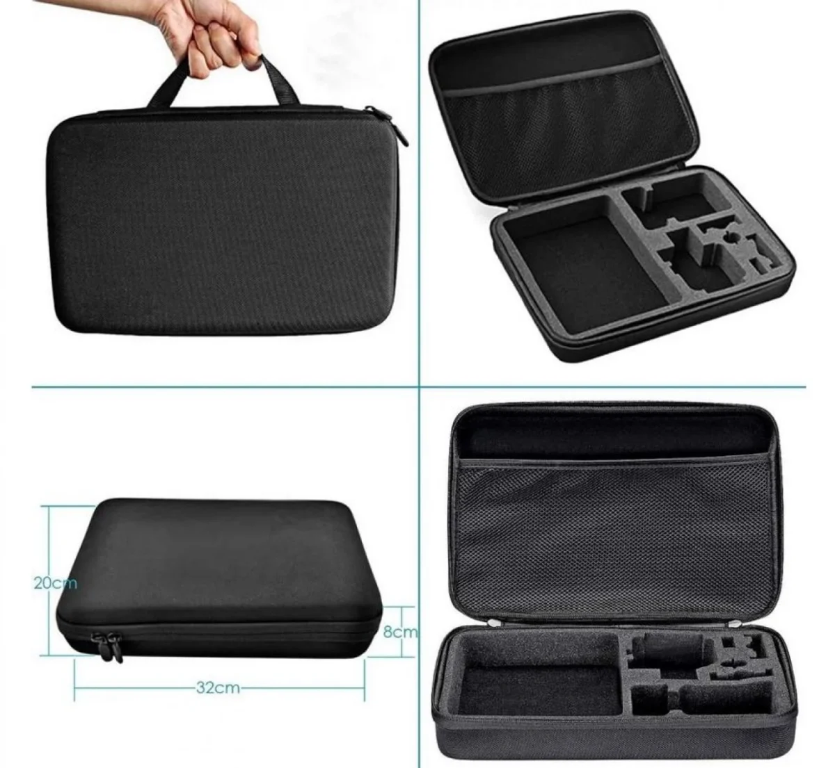 50 σε 1 Πλήρες Σετ Βαλιτσάκι Αξεσουάρ για Action Cameras