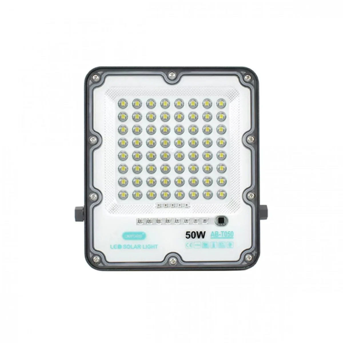 Αδιάβροχος Ηλιακός Προβολέας Αλουμινίου 50W, Πάνελ με 40LED & Τηλεχειριστήριο - CcLamp CL-730s – Μαύρο