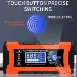 Φορτιστής Μπαταρίας Αυτοκινήτου/Μοτοσυκλέτας Andowl Q-DP9921 12V 6A με Κροκοδειλάκια & Πρίζα