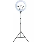LED Ring Light Δαχτυλίδι 43cm, Φωτισμού 3200-5600K με Τρίποδο Δαπέδου & Τριπλή Βάση για Κινητών - LiveStream, Φωτογραφίσεις, Video