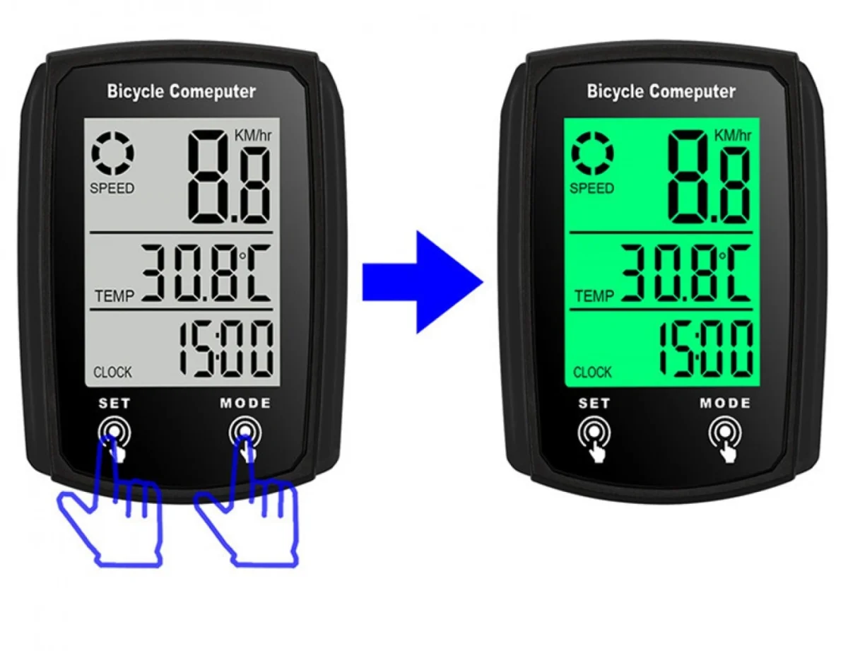 Αδιάβροχο ΑσύρματοςΥπολογιστής Ποδηλάτου 668 - Bike Computer Wireless