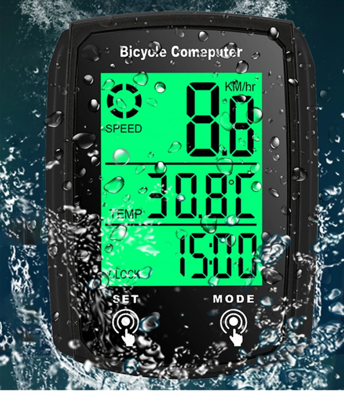 Αδιάβροχο ΑσύρματοςΥπολογιστής Ποδηλάτου 668 - Bike Computer Wireless