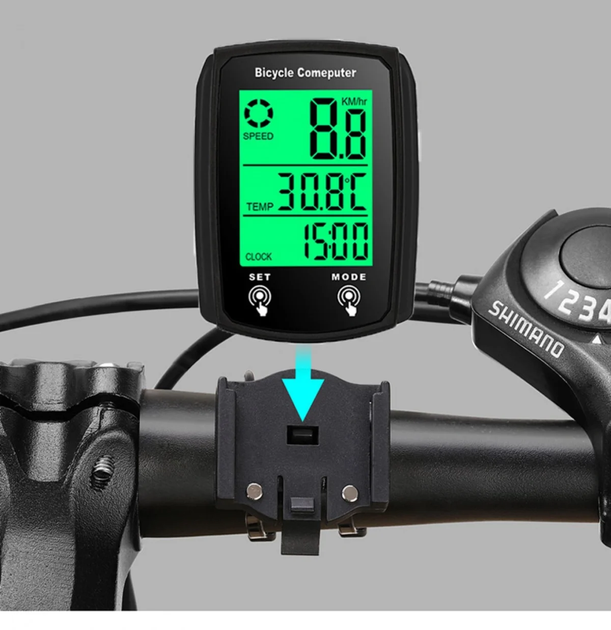 Αδιάβροχο ΑσύρματοςΥπολογιστής Ποδηλάτου 668 - Bike Computer Wireless