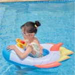 Βρεφικό - Παιδικό Φουσκωτό Σωσίβιο Πύραυλος με Τιμόνι - Inflatable Swim Boat 75cm