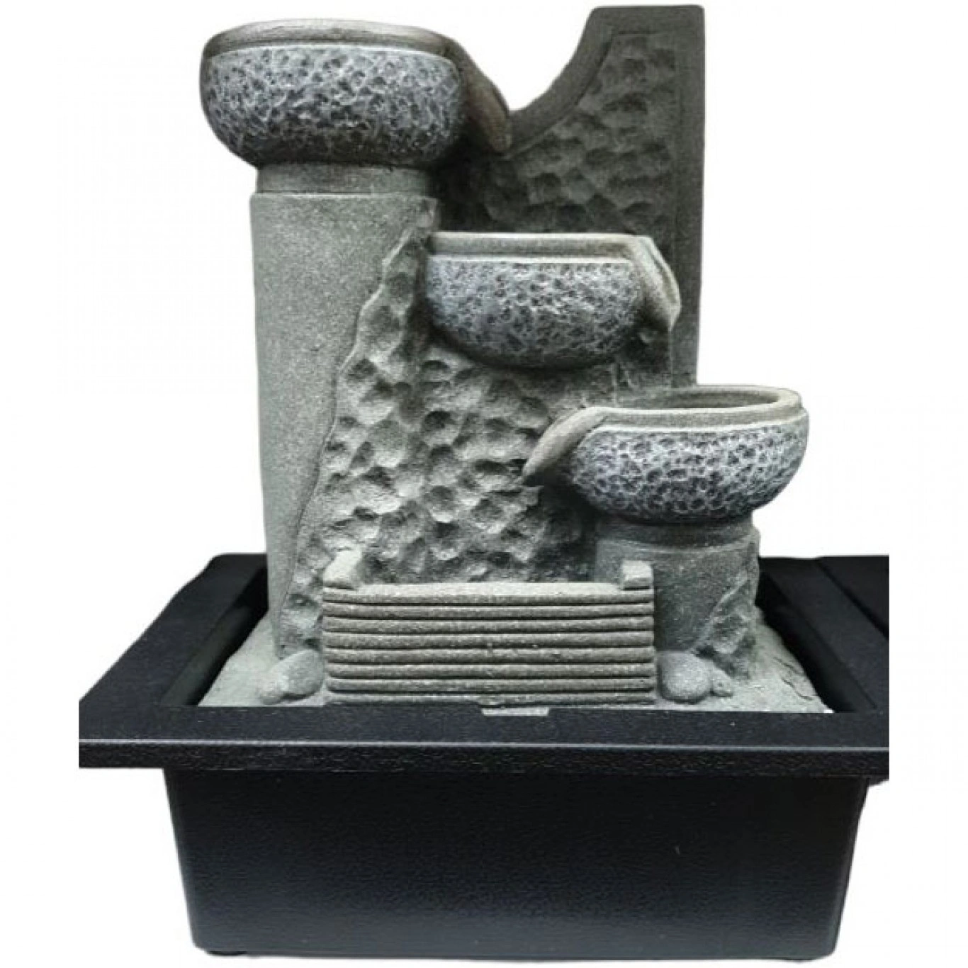 Διακοσμητικό Συντριβάνι Feng Shui Καταρράκτης Τρεχούμενου Νερού με Εφέ LED Φωτισμού 26x23x18 cm Διακοσμητικό Συντριβάνι Feng Shui Καταρράκτης Τρεχούμενου Νερού με Εφέ LED Φωτισμού 26x23x18 cm