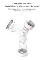 Ηλεκτρικό Θήλαστρο Μπαταρίας Διάφανο με Οθόνη LED & Θύρα USB 180ml