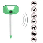 Ηλιακό Επαναφορτιζόμενο USB Απωθητικό Πουλιών & Μικρών Ζώων με Υπέρηχο, Φλας & Ηχογραφημένους Ήχους με Μορφή Πουλιού