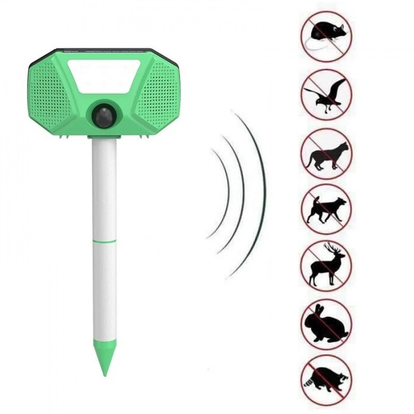 Ηλιακό Επαναφορτιζόμενο USB Απωθητικό Πουλιών & Μικρών Ζώων με Υπέρηχο, Φλας & Ηχογραφημένους Ήχους με Μορφή Πουλιού Ηλιακό Επαναφορτιζόμενο USB Απωθητικό Πουλιών & Μικρών Ζώων με Υπέρηχο, Φλας & Ηχογραφημένους Ήχους με Μορφή Πουλιού