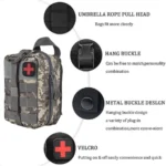 Πλήρες Κιτ Επιβίωσης & Έκτακτης Ανάγκης με 200+ Εργαλεία Επιβίωσης, Πρώτες Βοήθειες, Σκηνή Camping & Θερμική Κουβέρτα - Τσαντάκι Χιαστί