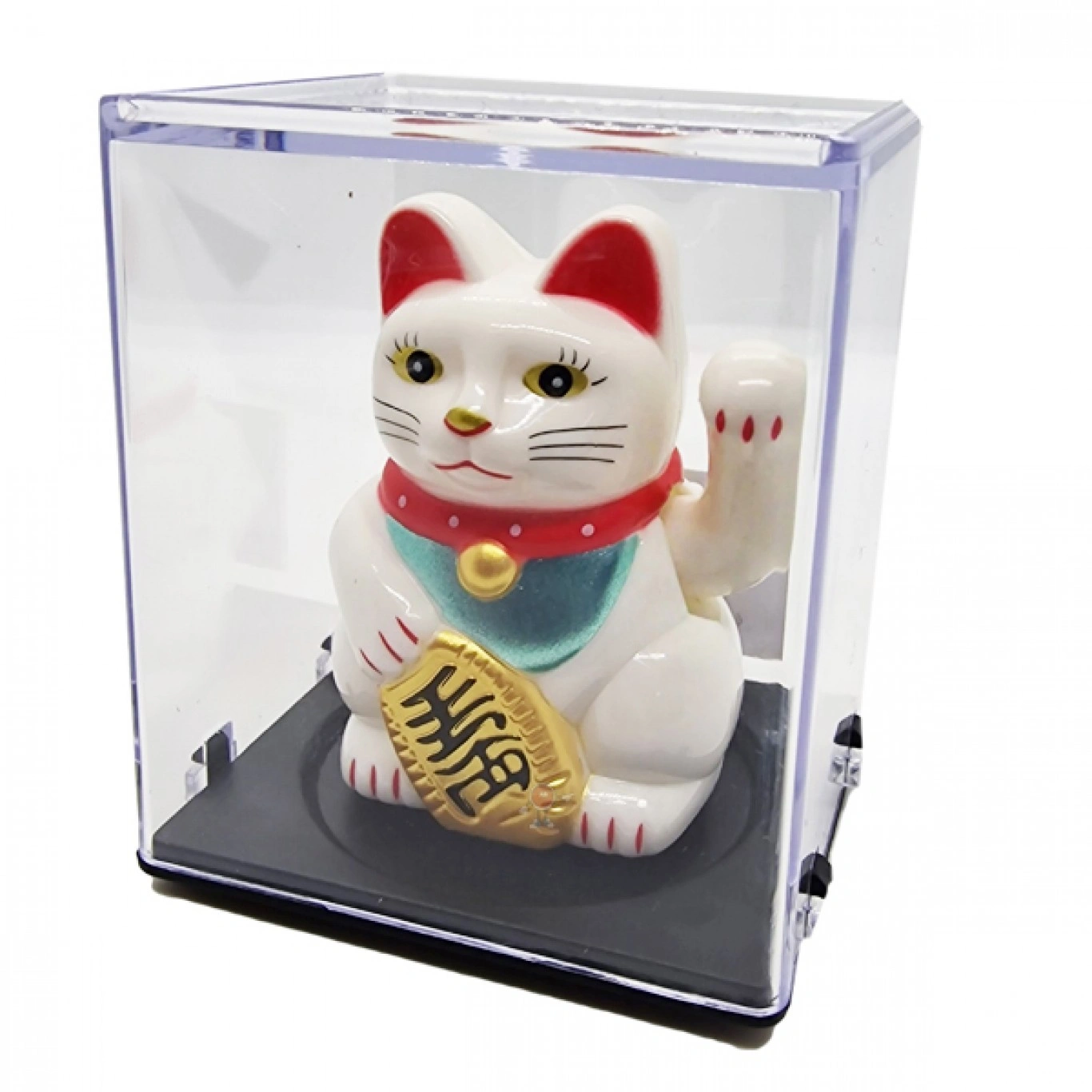 Λευκή Γάτα Καλωσορίσματος 5εκ σε Προθήκη 63x53x47χιλ 99285 που Λειτουργεί με τον Ηλιο Χωρίς Μπαταρίες - Feng Shui Welcome Cat Solar Λευκή Γάτα Καλωσορίσματος 5εκ σε Προθήκη 63x53x47χιλ 99285 που Λειτουργεί με τον Ηλιο Χωρίς Μπαταρίες - Feng Shui Welcome Cat Solar