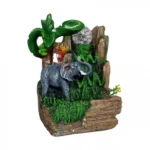 Συντριβάνι με Ελέφαντα, Μπανανιά και Κρυστάλλινη Μπάλλα 25x19x15εκ