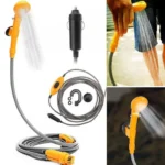 12V Ηλεκτρική Φορητή Ντουζιέρα με Αντλία για το Κάμπινγκ και την Παραλία - Τηλέφωνο Ντους για τον Αναπτήρα του Αυτοκινήτου