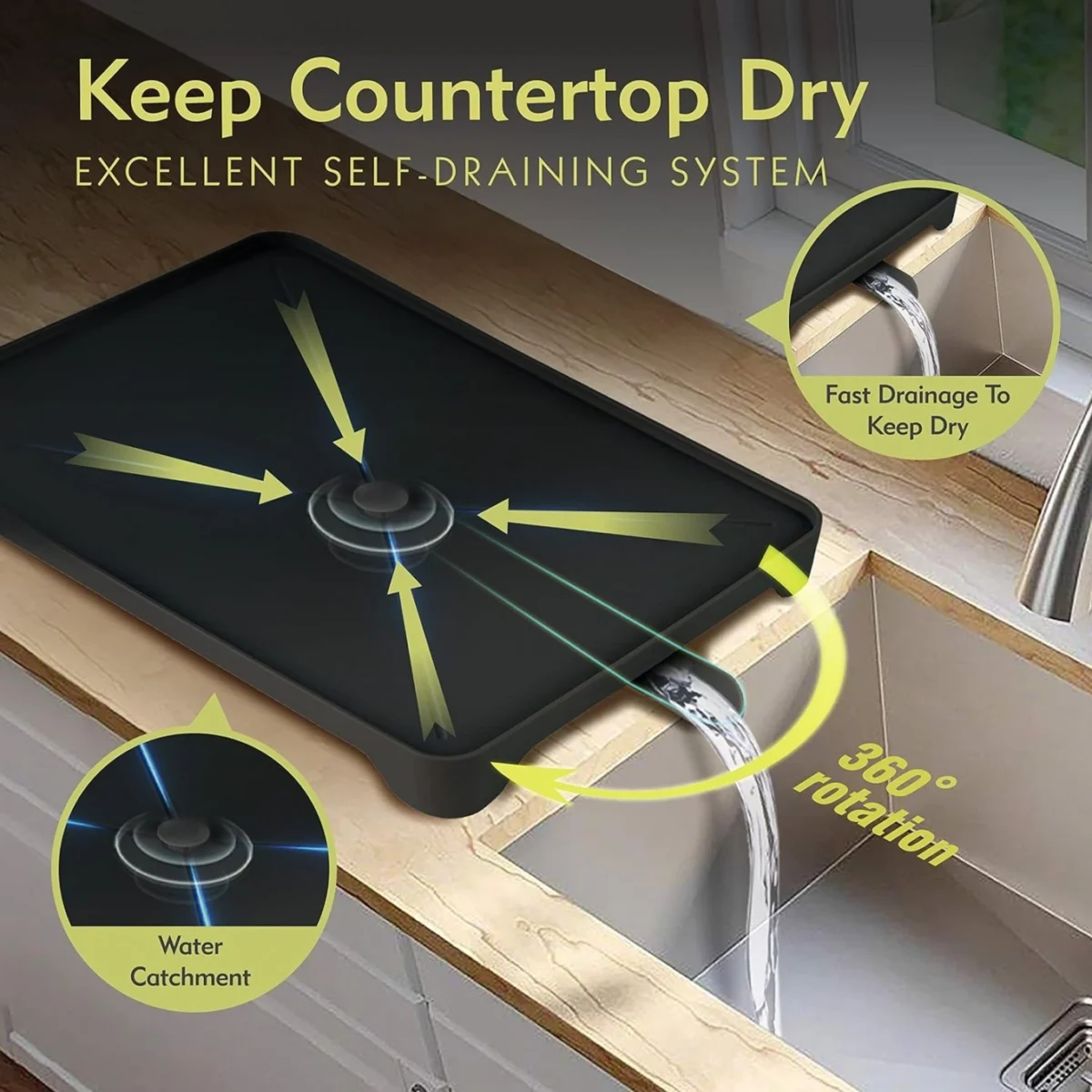 Μεταλλική Πιατοθήκη - Ραφιέρα - Στεγνωτήρας με Σύστημα Αποστράγγισης 30x42x32cm