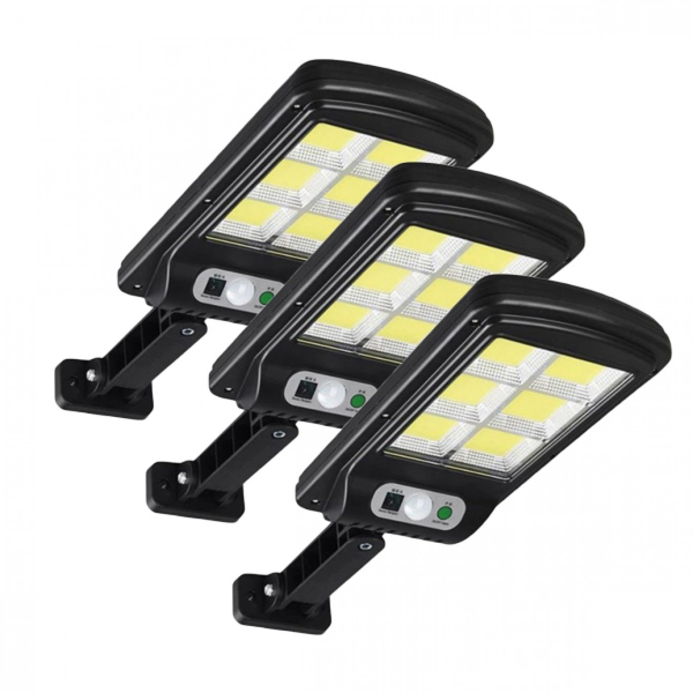 3x Αδιάβροχοι Ηλιακοί Προβολείς κoί 6 COB LED 450W - Φωτιστικά Δρόμου με Τηλεχειριστήριο, Ανιχνευτή Κίνησης, Φωτοκύτταρο & Φωτοβολταϊκό Πάνελ W-756-6x3 3x Αδιάβροχοι Ηλιακοί Προβολείς κoί 6 COB LED 450W - Φωτιστικά Δρόμου με Τηλεχειριστήριο, Ανιχνευτή Κίνησης, Φωτοκύτταρο & Φωτοβολταϊκό Πάνελ W-756-6x3