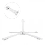 Πτυσσόμενη Λευκή Μεταλλική Βάση Ομπρέλας