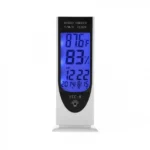 HTC-8 LCD Ψηφιακό LED Θερμόμετρο Υγρόμετρο Υγρόμετρο Οπίσθιου Φωτισμού, με Ξυπνητήρι/Ημερομηνία/Ρολόι/Ημερολόγιο