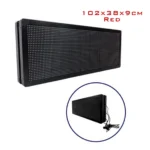 Led Κυλιόμενη Πινακίδα με RGB Φωτισμό Μονής Όψης 220v 131,5x19x5cm