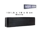 Led Κυλιόμενη Πινακίδα με Κόκκινο Φωτισμό Μονής Όψης 220v 131x19x5cm