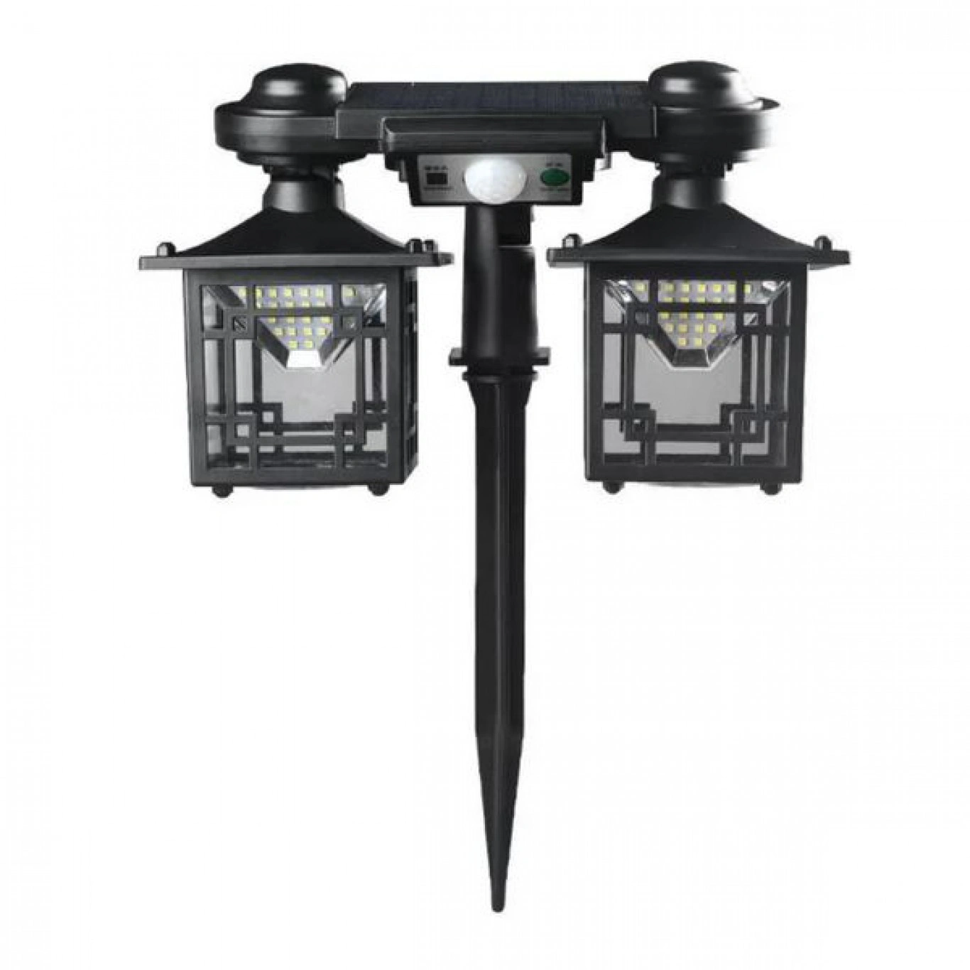 Αδιάβροχο Διπλό Ρετρό Ηλιακό Φωτιστικό Τοίχου με Ανιχνευτή Κίνησης JD-2218 – ΟΕΜ Αδιάβροχο Διπλό Ρετρό Ηλιακό Φωτιστικό Τοίχου με Ανιχνευτή Κίνησης JD-2218 – ΟΕΜ