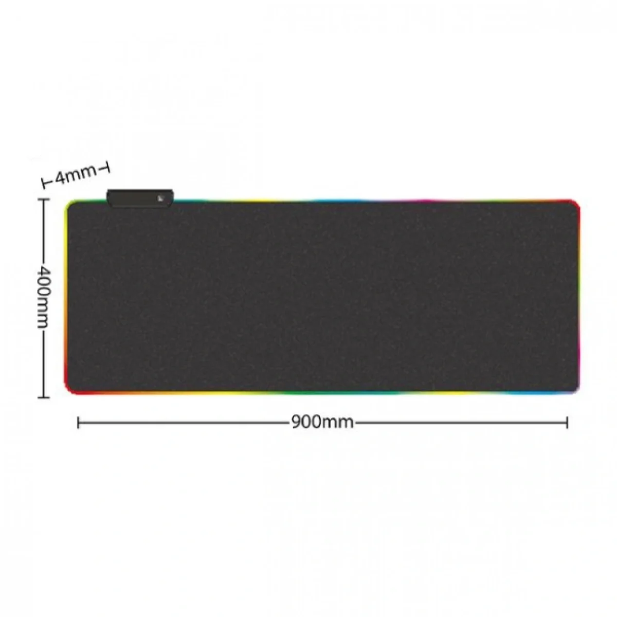 Αδιάβροχο Gaming Mouse Pad-K7 RGB-30x25x0.4x1.1.8cm