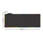 Αδιάβροχο Gaming Mouse Pad-K7 RGB-30x25x0.4x1.1.8cm