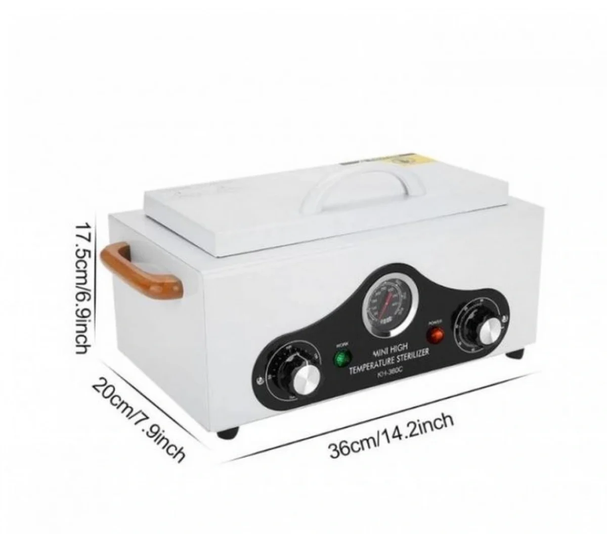 Επαγγελματικός Κλίβανος Αποστείρωσης Ξηρής Θερμότητας- Αποστειρωτής Εργαλείων KH-360C 300W