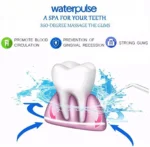 Επαναφορτιζόμενο Φορητό Οδοντιατρικό Σύστημα Καθαρισμού Δοντιών με Πίεση Νερού V500 - Waterpulse Plus Dental Flosser