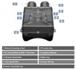 Κιάλια - Κάμερα FHD 1080p Νυχτερινής Λήψης IR 5x Ψηφιακό ZOOM με Οθόνη TFT & Εγγραφή Εικόνας Βίντεο - Andowl