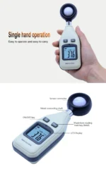 Μίνι Ψηφιακός Μετρητής Backlight Έντασης Φωτός/Φωτισμού 0-200000Lux & Fc Υψηλής Ακριβείας - Φωτόμετρο με Οθόνη LCD