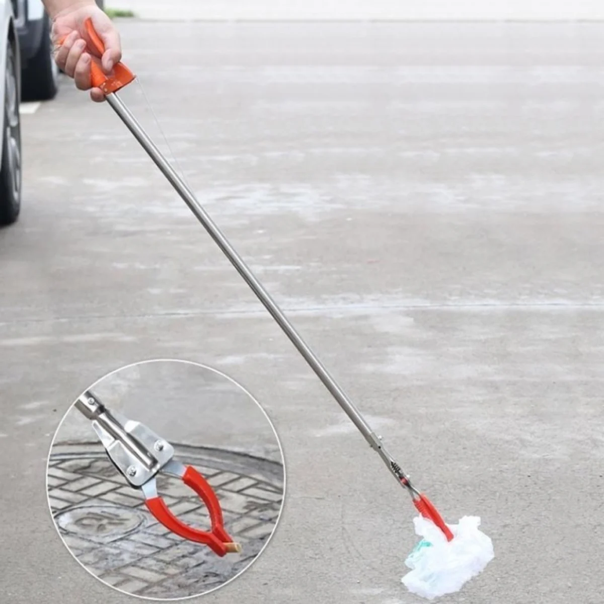 Τσιμπίδα Λαβίδα Πιασιματος Αντικειμενων Μεταλική 92cm