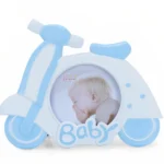 Παιδική Αναμνηστική Κορνίζα Γαλάζια Βέσπα