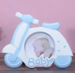 Παιδική Αναμνηστική Κορνίζα Γαλάζια Βέσπα