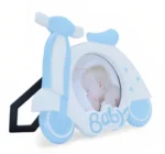 Παιδική Αναμνηστική Κορνίζα Γαλάζια Βέσπα