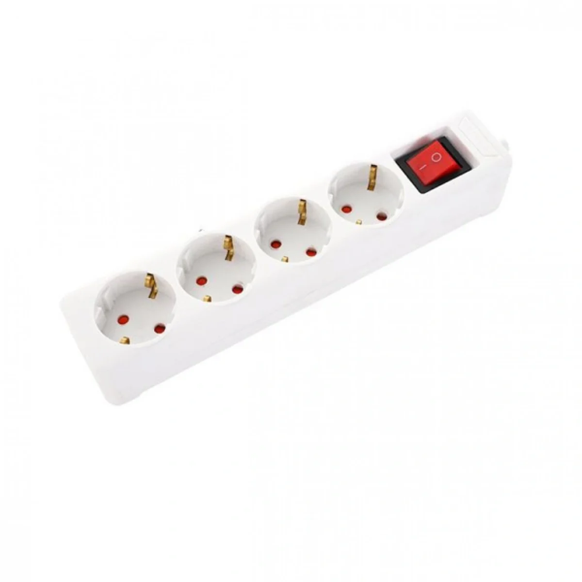 Πολύπριζο Ασφαλείας 4 Θέσεων και Κουμπί ON/OFF 23.7x4 cm