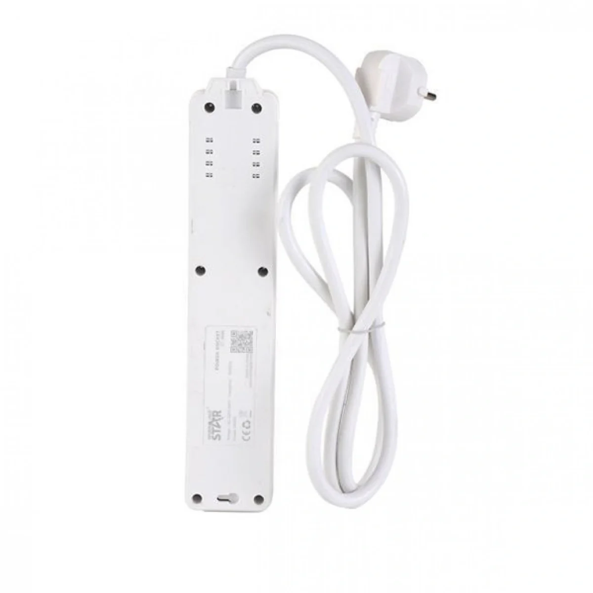 Πολύπριζο Ασφαλείας 4 Θέσεων και Κουμπί ON/OFF 23.7x4 cm