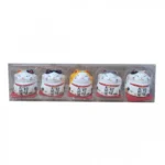 Σετ με 5 Διακοσμητικές Τυχερές Γάτες Καλωσορίσματος 4x4cm - Feng Shui Welcome Cats