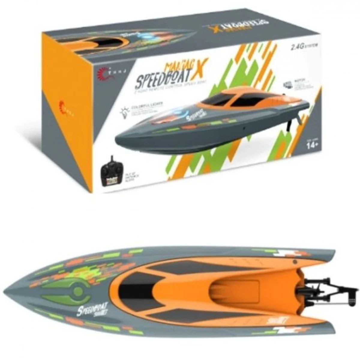 Τηλεκατευθυνόμενο Σκάφος Maniac X H122 RC BOAT